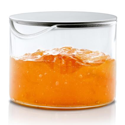 Dóza na marmeládu BASIC 100 ml, s nerezovým víčkem, Blomus