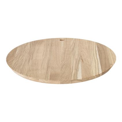Krájecí a servírovací deska BORDA 30 cm, kulaté, hnědá, dřevo, Blomus