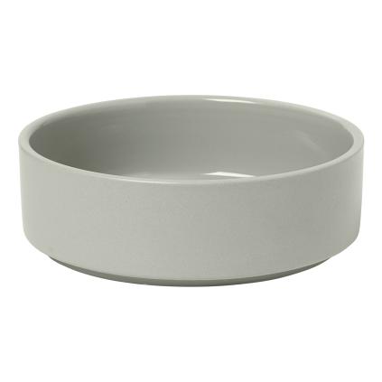 Jídelní miska MIO 14 cm, nízká, světle šedá, Blomus