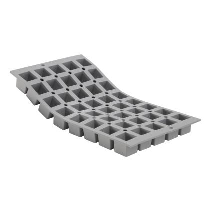 Profi silikonová forma na 40 mini krychlí Elastomoule® de Buyer