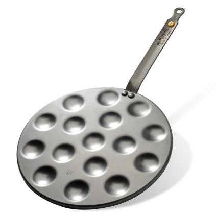 Pánev na lívance MINERAL B 27 cm, na poffertjes uhlíková ocel, de Buyer