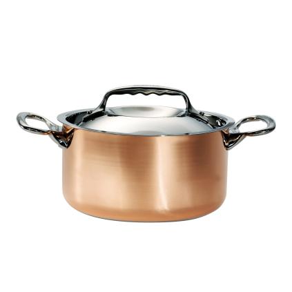 Hrnec PRIMA MATERA 16 cm, 1,8 l, na indukci, měď, de Buyer