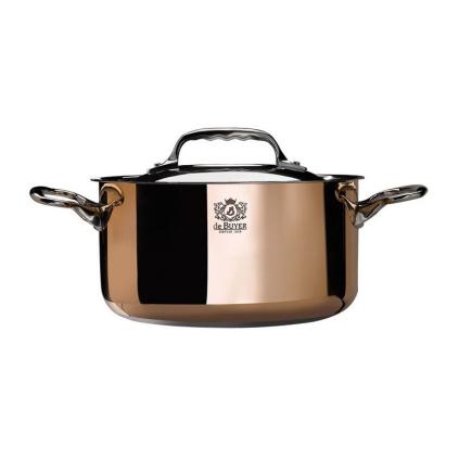 Hrnec PRIMA MATERA 28 cm, 8 l, na indukci, měď, de Buyer