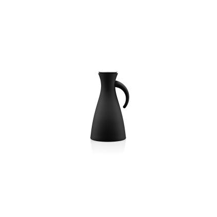 Vakuová termoska O 15,5 cm, 1,0 l matná černá Eva Trio