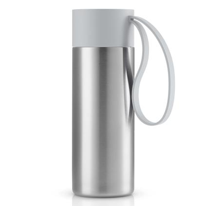 Nerezový termohrnek To Go s mramorově šedým uzávěrem 0,35 l Eva Trio