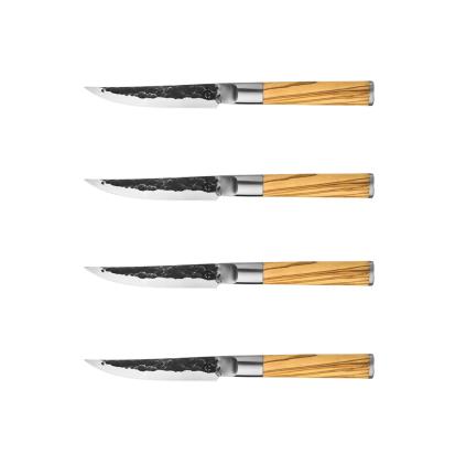 Steakový nůž OLIVE, sada 4 ks, Forged