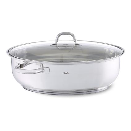 Pekáč 8,8 l, se skleněnou poklicí, ovál, Fissler