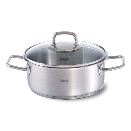 Kastrol VISEO 20 cm, 2,4 l, nerez, Fissler