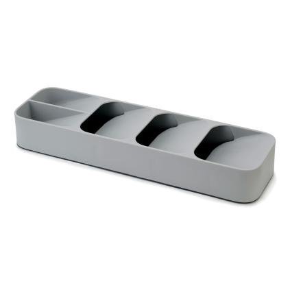 Organizér na příbory DRAWERSTORE, úzký, šedá, Joseph Joseph