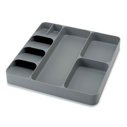Organizér na příbory DRAWERSTORE, šedá, Joseph Joseph