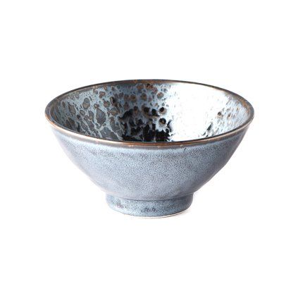 Jídelní mísa BLACK PEARL 15 cm, 450 ml, černá, keramika, MIJ