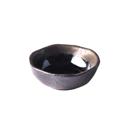 Miska na omáčku MINGEI 8 cm, 50 ml, černá, MIJ