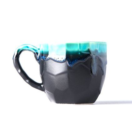 Hrnek MT BLACK & TURQUOISE 280 ml, MIJ