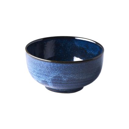 Jídelní miska INDIGO BLUE 15 cm, 800 ml, modrá, keramika, MIJ