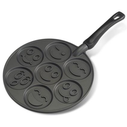 Pánev na lívance 27 cm, smajlíci, nepřilnavá, Nordic Ware