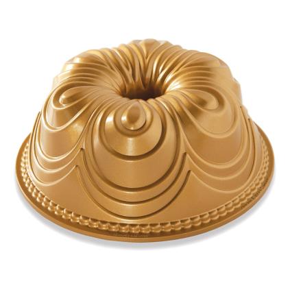 Forma na bábovku CHIFFON BUNDT, zlatá, Nordic Ware