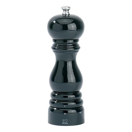 Mlýnek na pepř černě lakované bukové dřevo 18 cm PARIS uSelect Peugeot