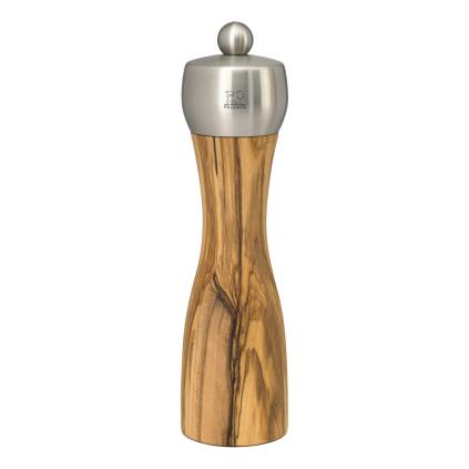 Mlýnek na pepř FIDJI 20 cm, olivové dřevo / nerez, Peugeot
