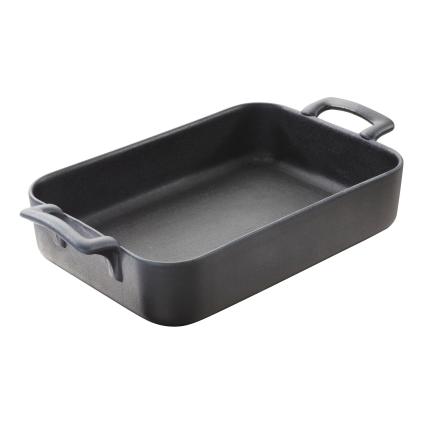 Zapékací mísa BELLE CUISINE 700 ml, obdélník, matná černá, REVOL