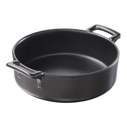 Zapékací mísa BELLE CUISINE 18,5 cm, kulatá, matná černá, REVOL