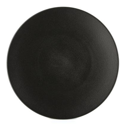 Servírovací talíř EQUINOXE 31,5 cm, matná černá, REVOL
