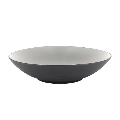 Hluboký talíř EQUINOXE 24 cm, pepřová bílá, REVOL