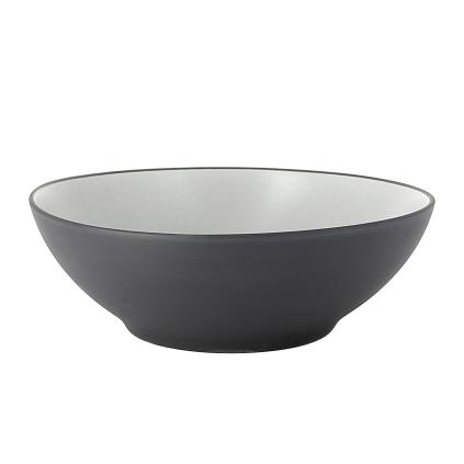 Hluboký talíř EQUINOXE 19 cm, pepřová bílá, REVOL