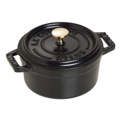 Hrnec 10 cm, 0,25 l, černá, litina, Staub