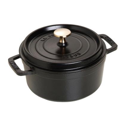 Hrnec 18 cm, 1,7 l, černá, litina, Staub