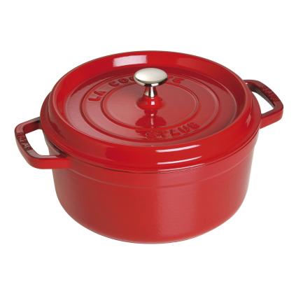 Hrnec 20 cm, 2,2 l, višňová, litina, Staub