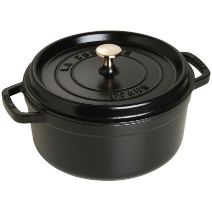 Hrnec COCOTTE 26 cm, 5,2 l, černá, litina, Staub