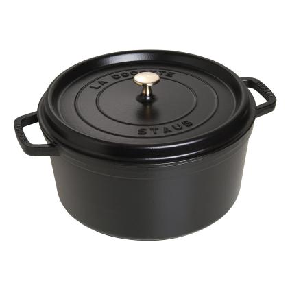 Hrnec 30 cm, 8,4 l, černá, litina, Staub