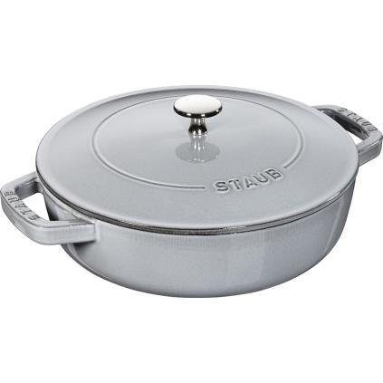Kastrol CHISTERA 24 cm, 2,4 l, grafitově šedá, litina, Staub