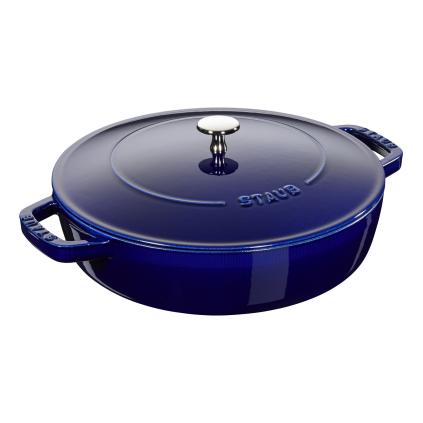 Kastrol CHISTERA 24 cm, 2,4 l, tmavě modrá, litina, Staub