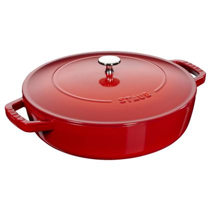 Kastrol CHISTERA 28 cm, 3,7 l, višňová, litina, Staub