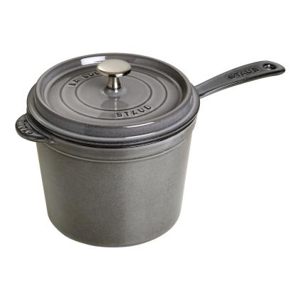 Rendlík 18 cm, 2,8 l, grafitově šedá, litina, Staub