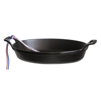 Oválný litinový pekáč černý 28 cm Staub