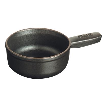 Rendlík 12 cm, 0,35 l, na fondue, černá, litina, Staub