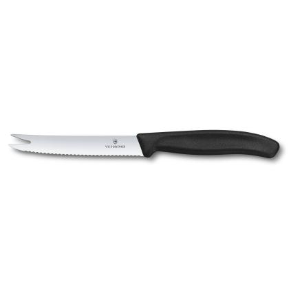 Nůž na sýr 11 cm, černá, Victorinox