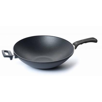 Wok TITANIUM NOWO 32 cm, s odnímatelnou rukojetí, titan, WOLL