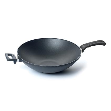 Wok TITANIUM NOWO 36 cm, s odnímatelnou rukojetí, titan, WOLL