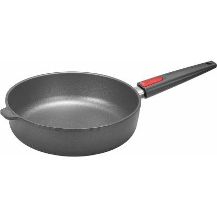 Hluboká pánev TITANIUM NOWO 26 cm, na indukci, s odnímatelnou rukojetí, titan, WOLL