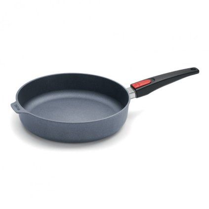 Hluboká pánev DIAMOND LITE 32 cm, na indukci, s odnímatelnou rukojetí, titan, WOLL