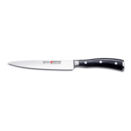 Univerzální nůž CLASSIC IKON 16 cm, černý, WÜSTHOF