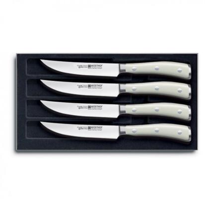 Steakový nůž CLASSIC IKON CREME, sada 4 ks, WÜSTHOF