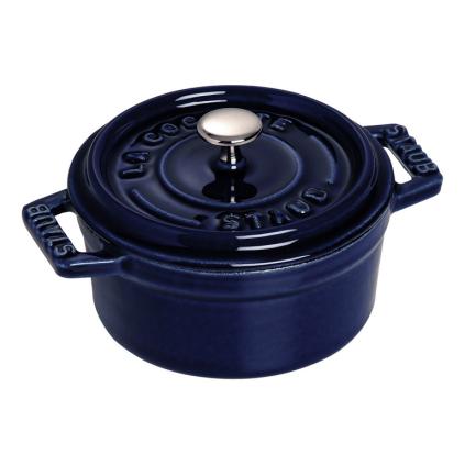 Hrnec 10 cm, 0,25 l, tmavě modrá, litina, Staub