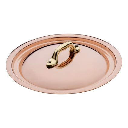 Měděná poklice s bronzovým úchytem O 18 cm M’heritage MAUVIEL