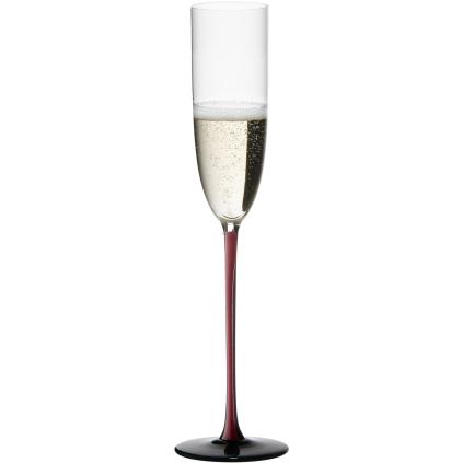 Sklenice na šampaňské SOMMELIERS COLLECTOR’S EDITION RED-BLACK, Champagne, Riedel