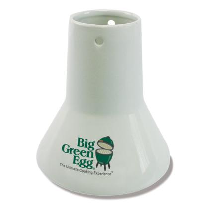 Stojan na pečení drůbeže, na krůtu, bílá, keramika, Big Green Egg