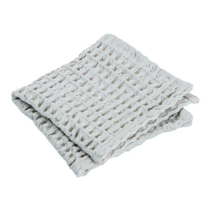 Ručník na ruce CARO 30 x 30 cm, s vaflovým vzorem, světle šedá, Blomus
